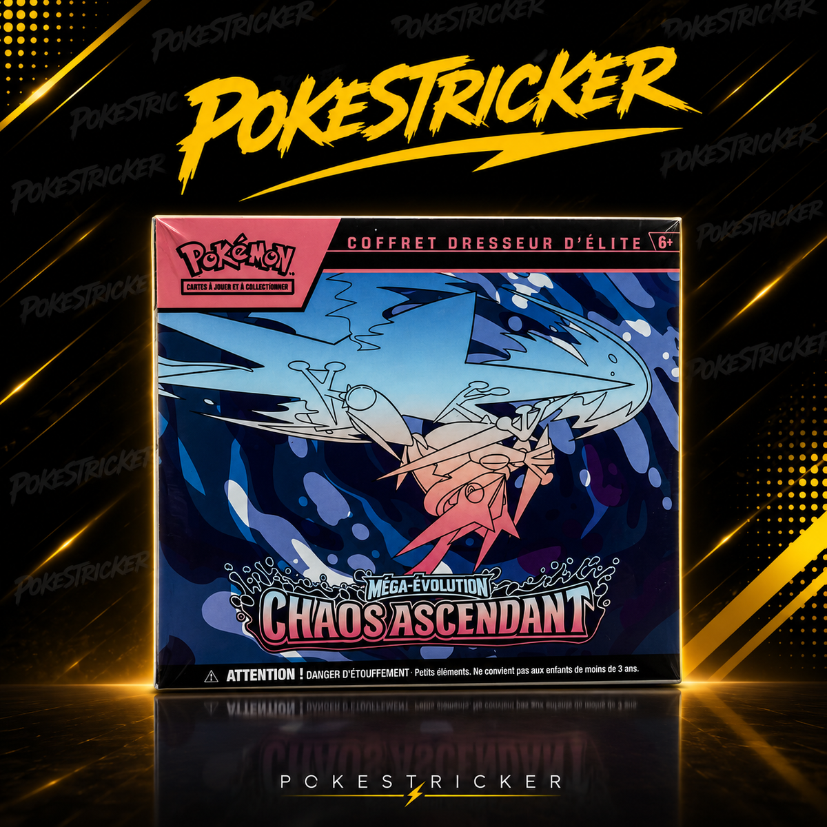 Coffret Dresseur d'Élite (ETB) Chaos Ascendant ME04 - Méga-Évolution - Pokémon