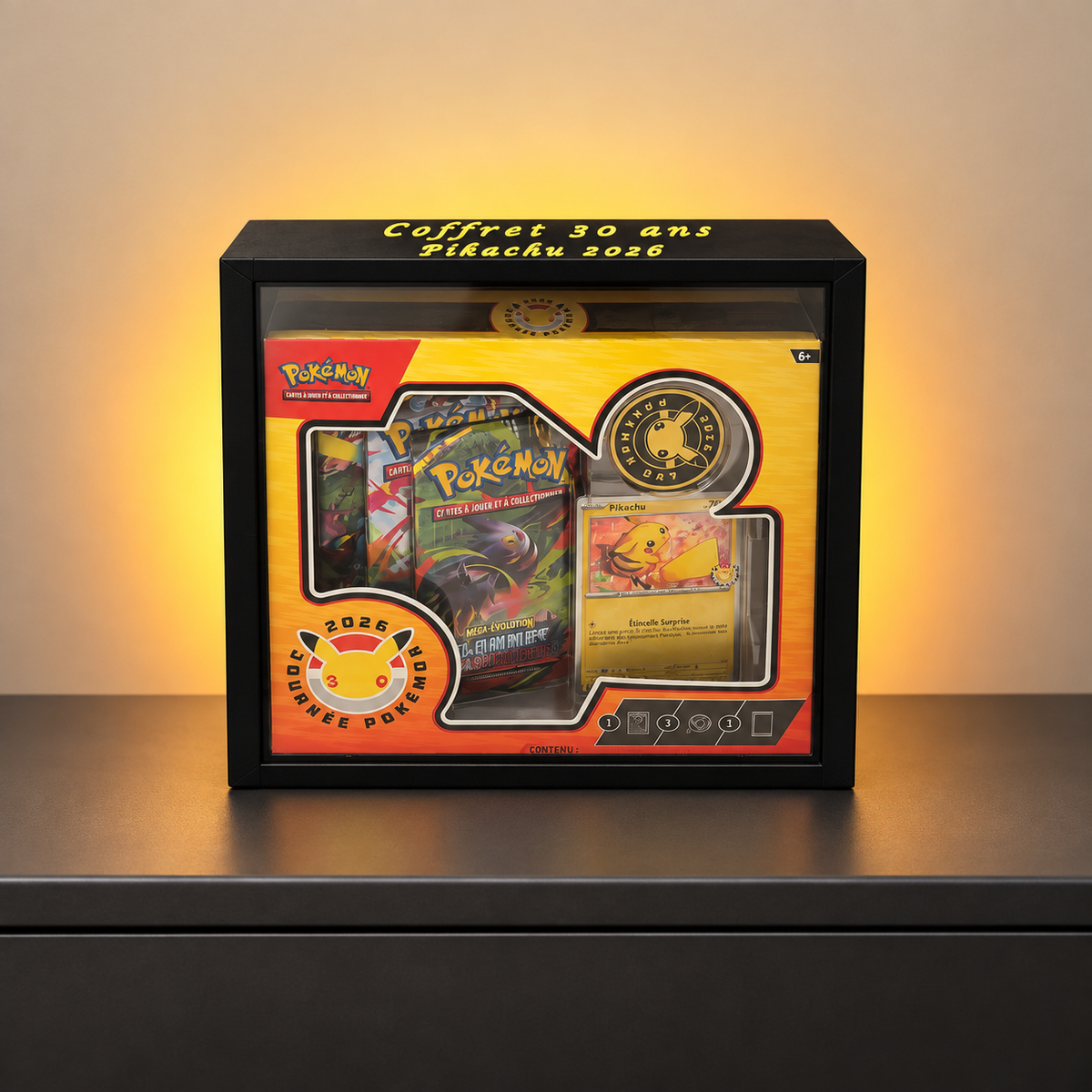 Boîte de protection — Coffret Pokémon 30 Ans « Pokémon Day » Pikachu 2026