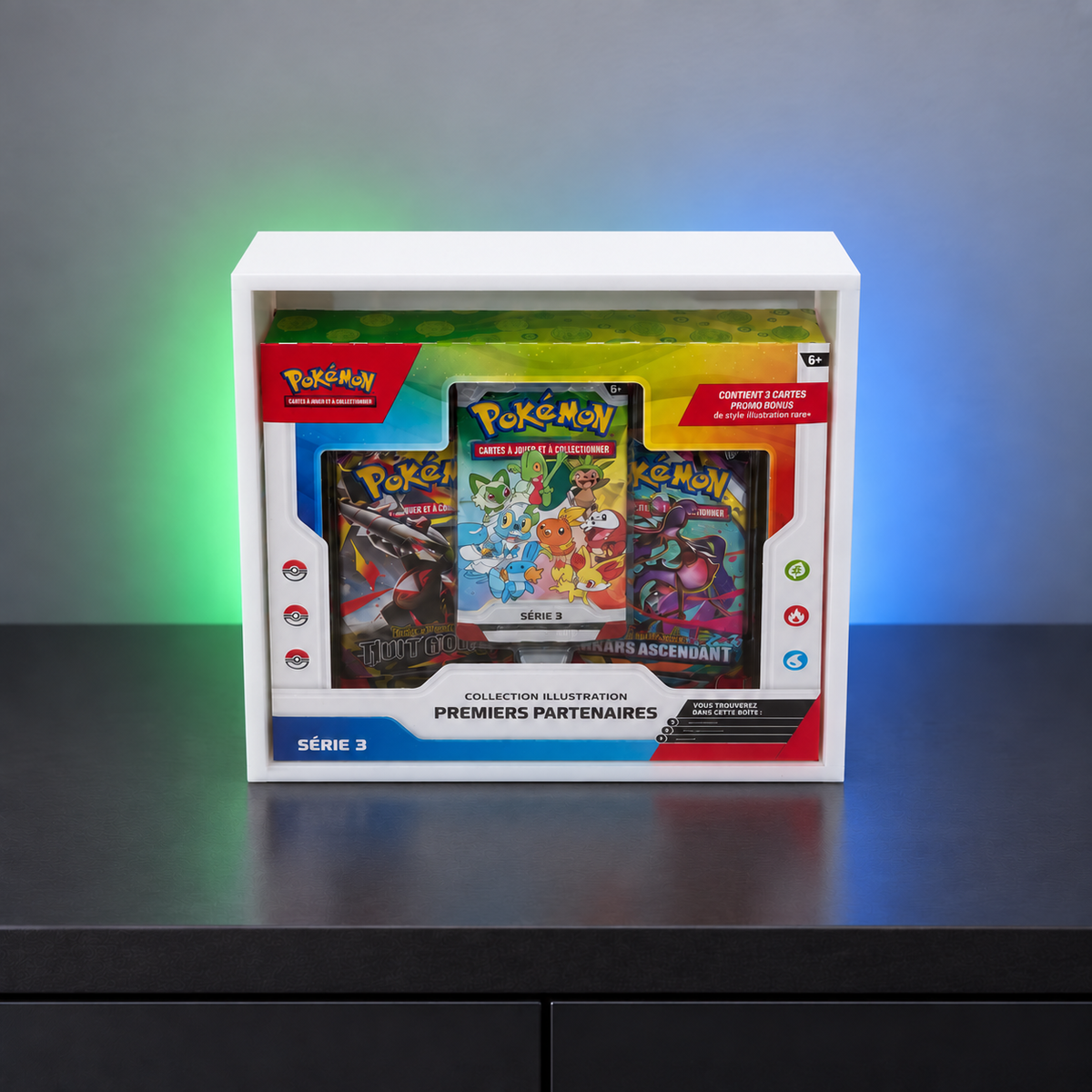 Protection sans texte - Coffret Pokémon Premiers Partenaires série 1/2/3 et coffret Pikachu 30 ans journée Pokémon