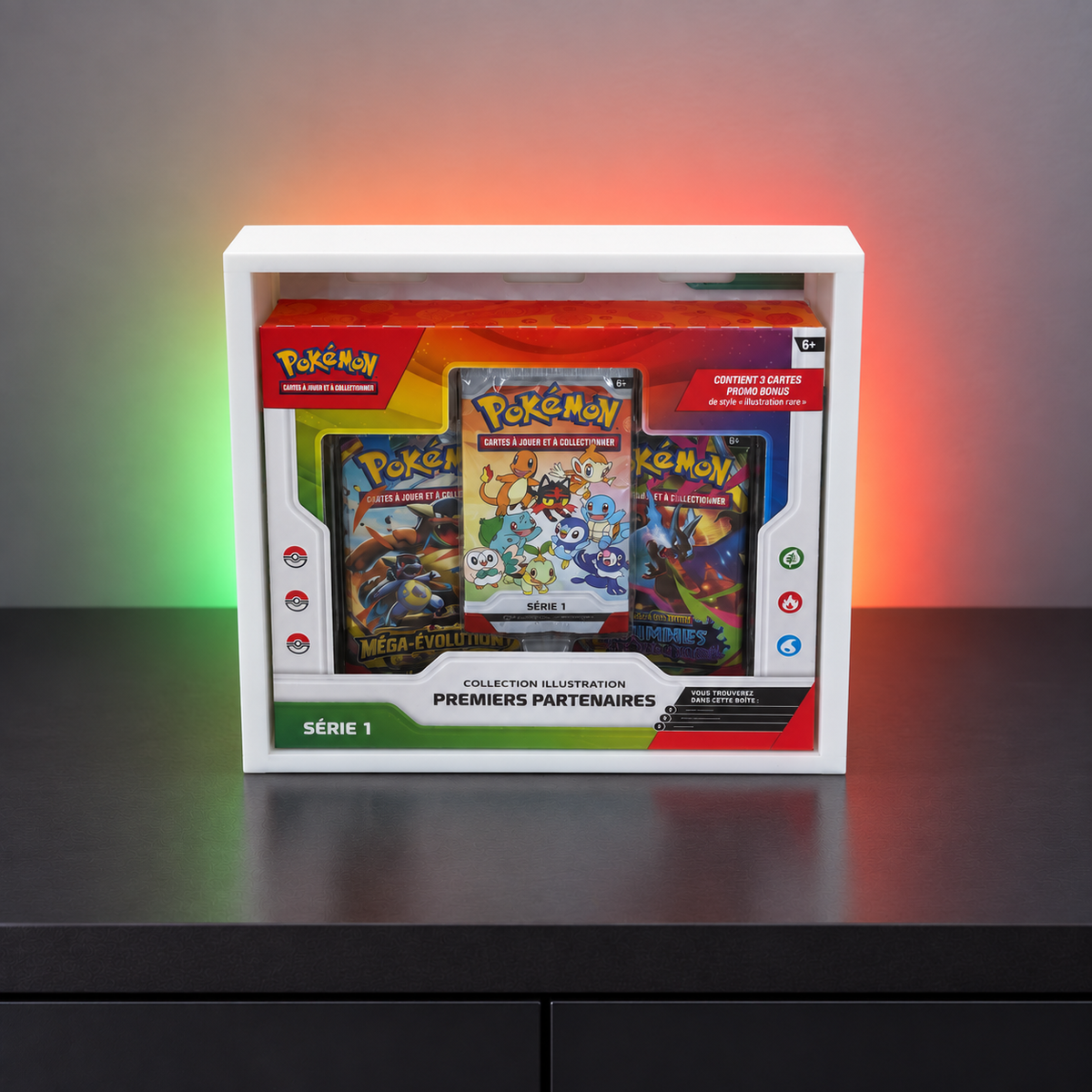 Protection sans texte - Coffret Pokémon Premiers Partenaires série 1/2/3 et coffret Pikachu 30 ans journée Pokémon