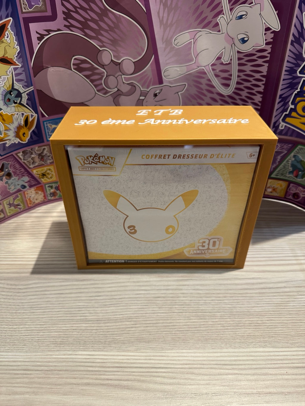Protection ETB 30 ans - ÉDITION LIMITÉE - Coffret Dresseur d'Élite Pokémon (Or & Blanc )