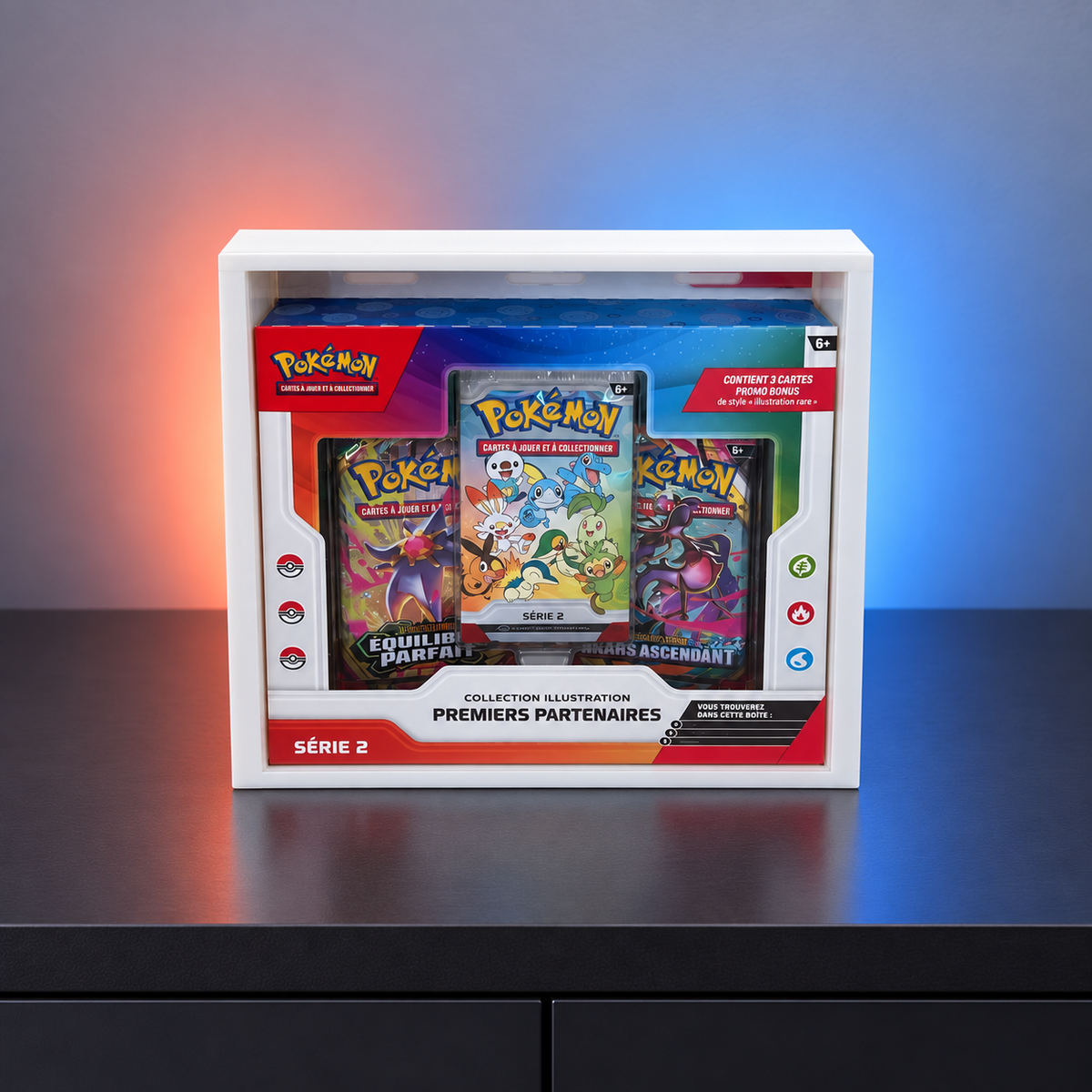 Protection sans texte - Coffret Pokémon Premiers Partenaires série 1/2/3 et coffret Pikachu 30 ans journée Pokémon