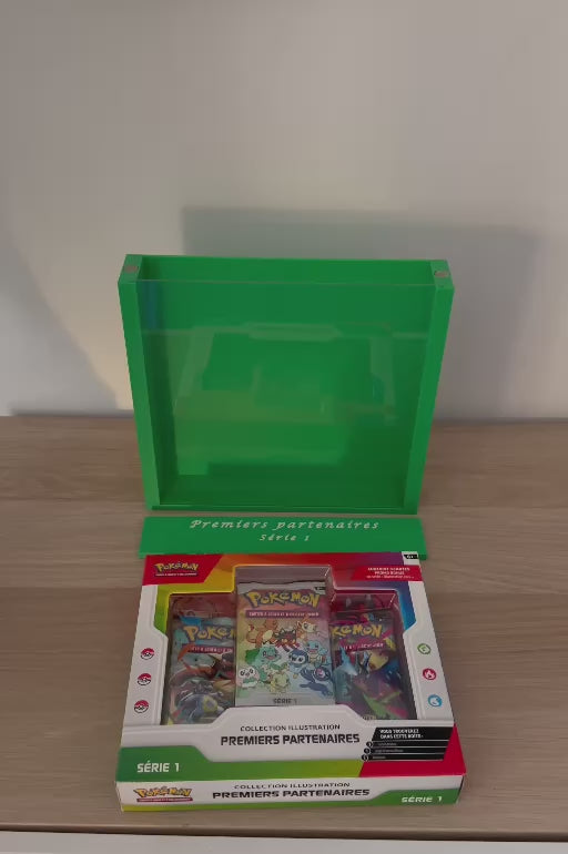 VERTE Boîte de protection — Coffret Pokémon Premiers Partenaires Séries 1, 2 & 3